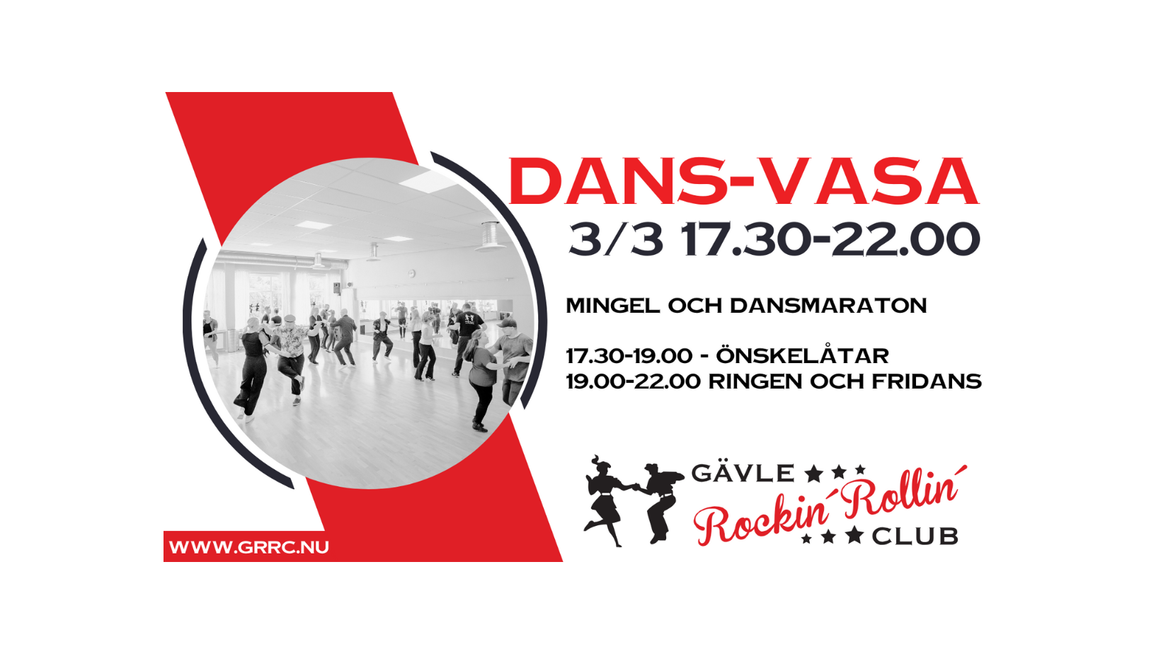 Du visar för närvarande Dans-vasa 3/3 17.30-22.00