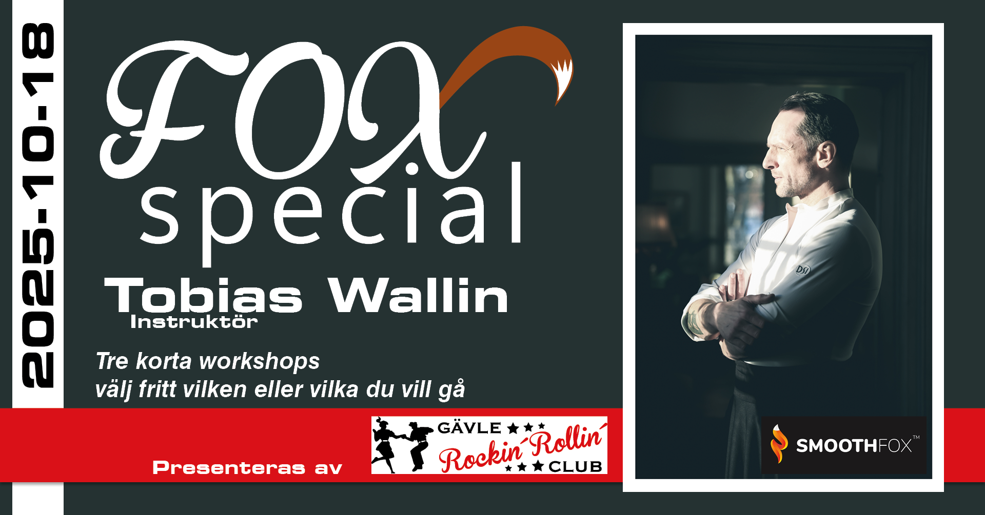 Läs mer om artikeln FOX Special den 18 oktober med Tobias Wallin