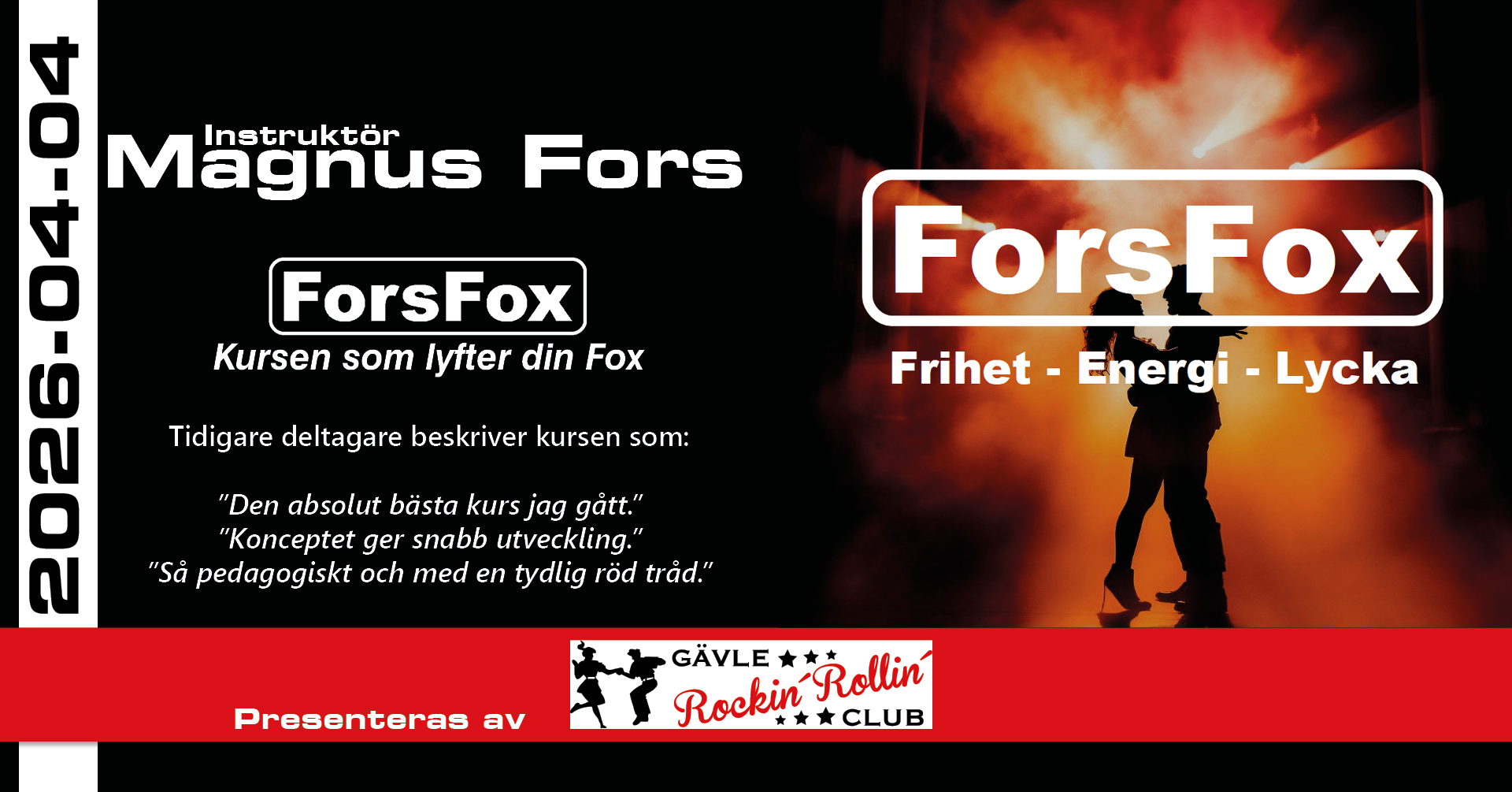 Du visar för närvarande ForsFox och GRRC presenterar